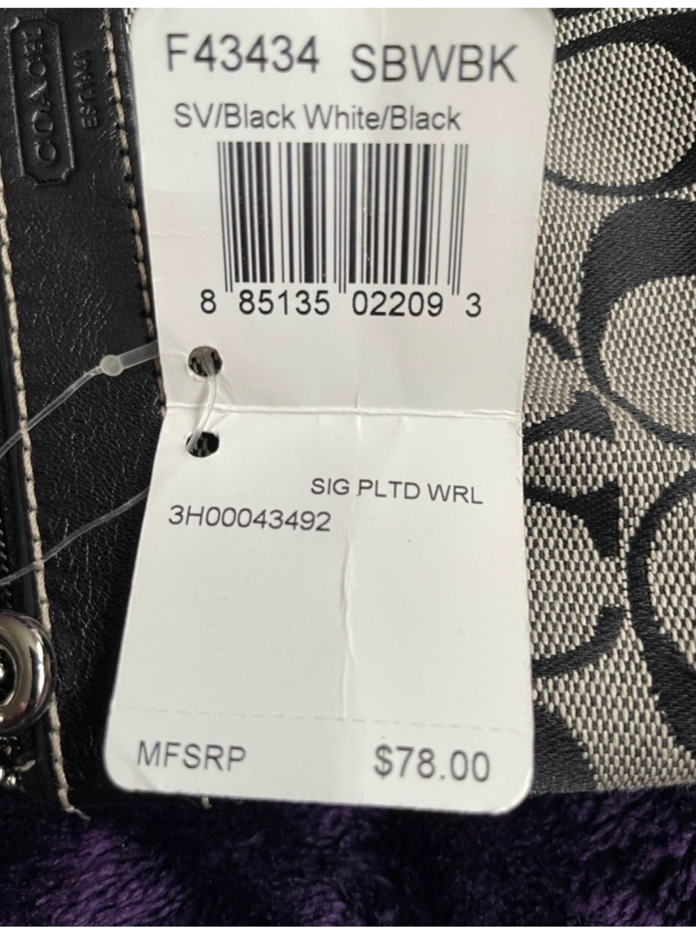 **Coach Black Wristlet NWT - Picture 3 of 3